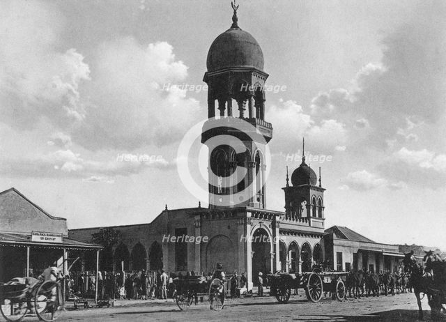 The Indian Mosque, Durban, South Africa. Artist: Unknown