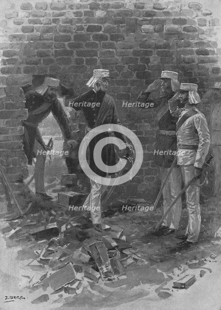 'The Indian Mutiny, 1857-58:...after the Relief of Lucknow...1857', (1901). Creator: Samuel Begg.