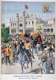 The Indian pavilion at the Universal Exhibition of 1900, Paris, 1900