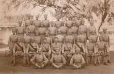 The Indian Platoon of the First Battalion, The Queen's Own Royal West Kent Regiment. Poona, India, 1