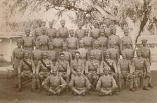 The Indian Platoon of the First Battalion, The Queen's Own Royal West Kent Regiment. Poona, India, 1