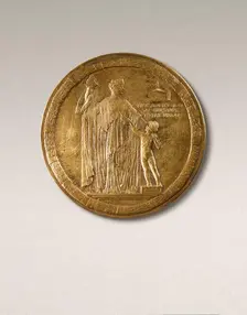 The Indiana Medal (The Admission of Indiana to the Union), 1916. Creator: Janet Scudder