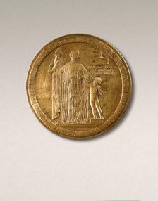 The Indiana Medal (The Admission of Indiana to the Union), 1916. Creator: Janet Scudder
