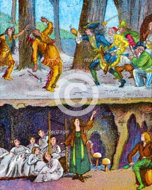 'The Indians and the pirates', c1905. Artist: Unknown.