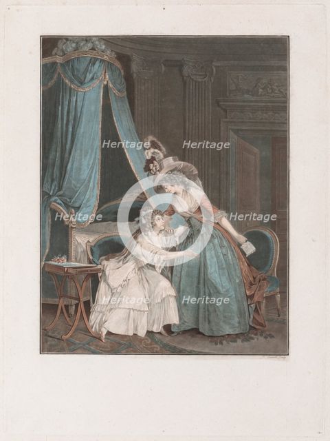 The Indiscretion, 1788. Creator: Jean François Janinet (French, 1752-1814).