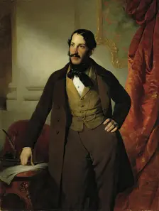 The industrialist Maximilian Todesco, 1846. Creator: Friedrich von Amerling
