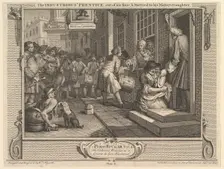 The Industrious Prentice Out of his Time and Married to his Master's Daught..., September 30, 1747. Creator: William Hogarth