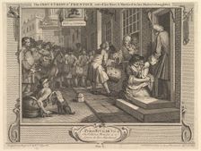 The Industrious Prentice Out of his Time and Married to his Master's Daught..., September 30, 1747. Creator: William Hogarth