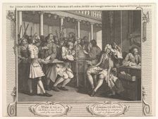 The Industrious Prentice Alderman of London, The Idle One Brought Before Hi..., September 30, 1747. Creator: William Hogarth