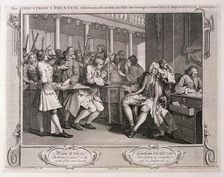 The industrious prentice alderman of London... plate X of Industry and Idleness1747. Artist: William Hogarth