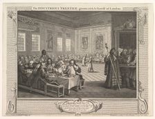 The Industrious Prentice Grown Rich and Sheriff of London (Industry and Idl..., September 30, 1747. Creator: William Hogarth