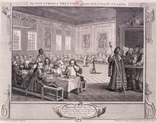 The industrious prentice grown rich.... plate VIII of Industry and Idleness, 1747. Artist: William Hogarth