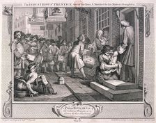 The industrious prentice...married... plate VI of Industry and Idleness, 1747. Artist: William Hogarth
