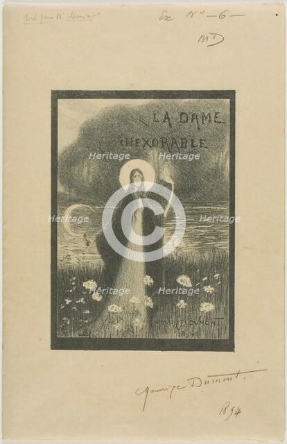 The Inexorable Woman, 1894. Creator: Maurice Dumont.