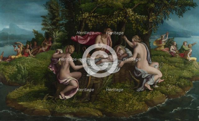 The Infancy of Jupiter , 1530s. Creator: Romano, Giulio, (Workshop)  .