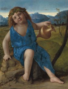 The Infant Bacchus, probably 1505/1510. Creator: Giovanni Bellini