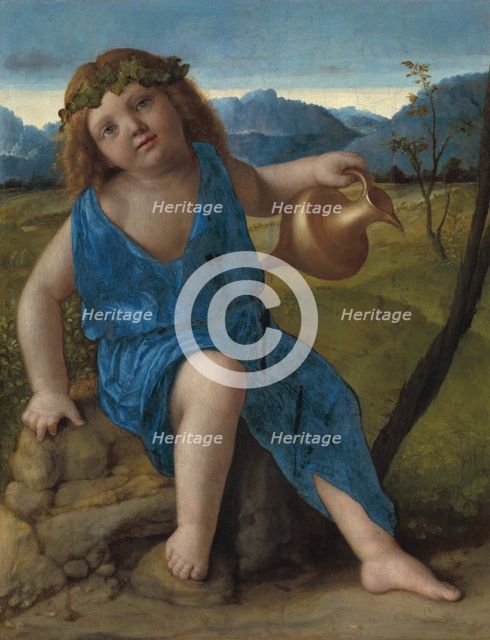 The Infant Bacchus, probably 1505/1510. Creator: Giovanni Bellini.