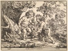 The Infant Christ and Saint John Playing with the Lamb. Creator: Christoffel Jegher