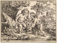 The Infant Christ and Saint John Playing with the Lamb. Creator: Christoffel Jegher