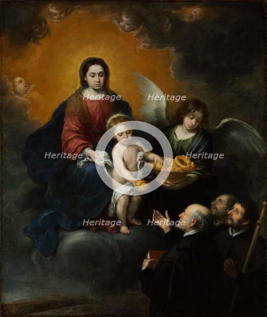 The Infant Christ Distributing Bread to the Pilgrims, 1678. Artist: Murillo, Bartolomé Estebàn (1617-1682)