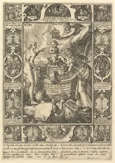 The Infant Christ, from Allegorical Scenes on the Life of Christ, from Christian and Profane A.... Creator: Hendrik Goltzius