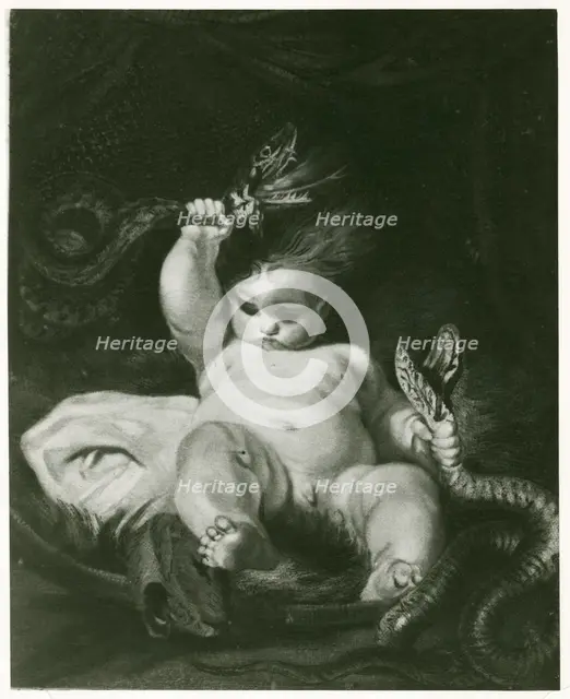 The Infant Hercules, (1790s?). Creator: Henry Thomson.