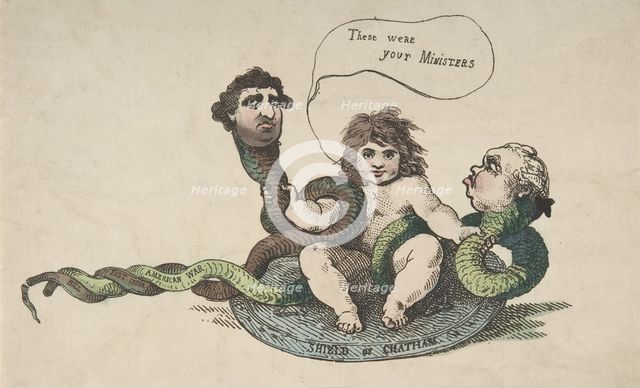 The Infant Hercules, February 3, 1784., February 3, 1784. Creator: Thomas Rowlandson.