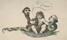 The Infant Hercules, February 3, 1784., February 3, 1784. Creator: Thomas Rowlandson