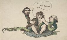 The Infant Hercules, February 3, 1784., February 3, 1784. Creator: Thomas Rowlandson