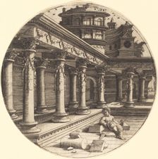 The Infant in the Gallery. Creator: Jean de Gourmont I