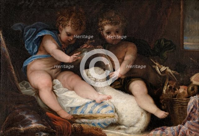 The Infant Jesus and Saint John, c1668. Creator: Juan Antonio de Frias y Escalante.
