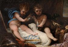 The Infant Jesus and Saint John, c1668. Creator: Juan Antonio de Frias y Escalante