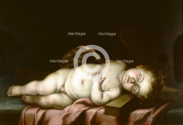 The Infant Jesus Asleep on the Cross, 17th century. Creator: Bartolomé Esteban Murillo.