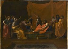 The Infant Moses trampling Pharaoh's Crown