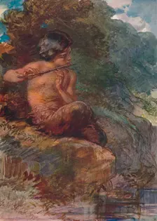 The Infant Pan 1875, (1906). Creator: Guido Bach