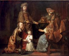 The Infant Samuel brought by Hannah to Eli, early 1660s. Artist: Gerbrand van den Eeckhout