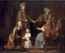 The Infant Samuel brought by Hannah to Eli, early 1660s. Artist: Gerbrand van den Eeckhout