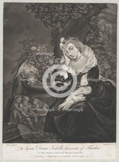 The Infanta Donna Isabella, Governante of Flanders, 1767. Creator: Johann Sebastian Muller.