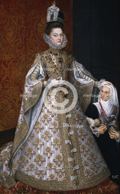The Infanta Isabel Clara Eugenia and Magdalena Ruiz, between 1585 and 1588. Creator: Alonso Sanchez Coello.