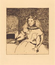 The Infanta Marguerita (Infante Marguerite), 1861. Creator: Edouard Manet