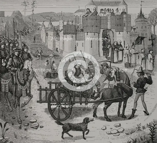The Infante Ferdinand of Portugal, Count of Flanders, taken prisoner at the Battle of Bouvines...121 Creator: Unknown.