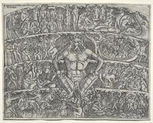 The Inferno According to Dante, after the Fresco in the Campo Santo at Pisa, 1400s. Creator: Unknown