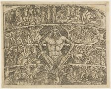 The Inferno According to Dante, from the Campo Santo Frescos in Pisa, 1480/1500. Creators: Unknown, Baccio Baldini