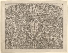 The Inferno, after the Fresco in the Camposanto of Pisa, c. 1480/1500. Creator: Unknown