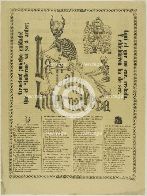 The Infernal Calavera, n.d. Creator: Unknown.