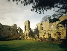 The infirmary from the South, the Cistercian Abbey of Jervaulx, North Yorkshire, 1995 Artist: Andrew Tryner