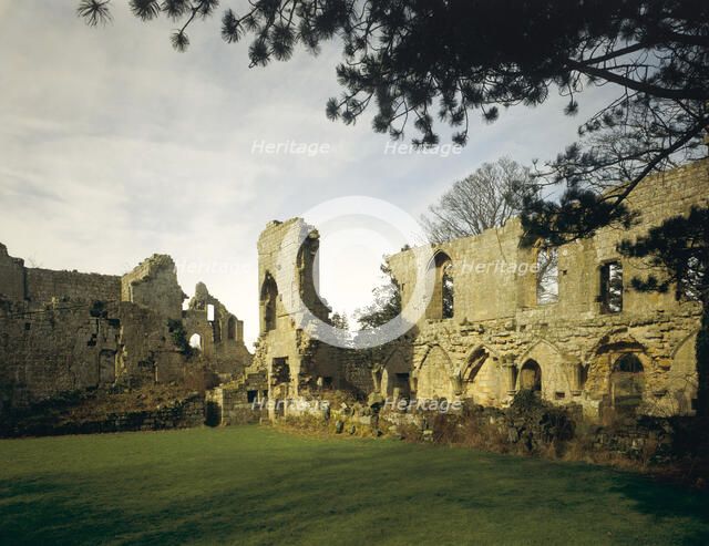 The infirmary from the South, the Cistercian Abbey of Jervaulx, North Yorkshire, 1995 Artist: Andrew Tryner