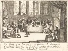 The Inheritance, 1635. Creator: Jacques Callot