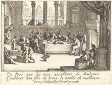 The Inheritance, 1635. Creator: Jacques Callot