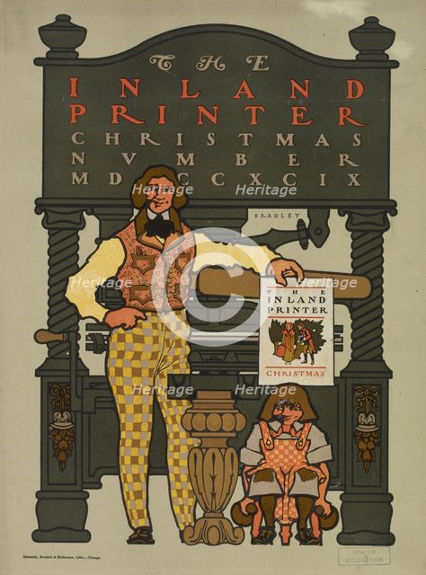 The inland printer. Christmas number MDCCXCIX, c1899 (?). Creator: William H Bradley.